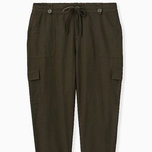 Women’s TORRID crop drawstring cargo pant
